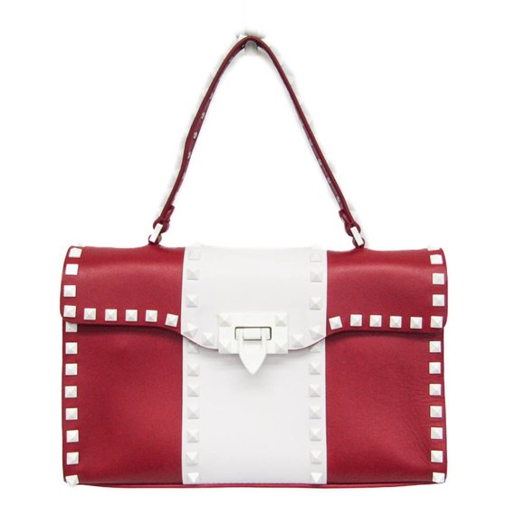 Valentino Garavani Handbags - VALENTINO GARAVANI Red Leather Shoulder Bag